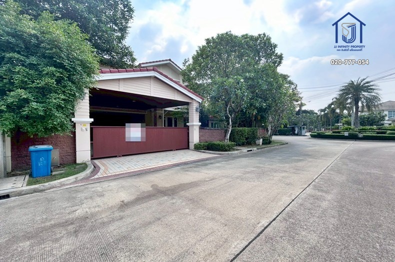 ขายบ้านเดี่ยว 2 ชั้น 110.6 ตารางวา หมู่บ้านคาซ่า แกรนด์ รัตนาธิเบศน์–ราชพฤกษ์ ใกล้รถไฟฟ้าสายสีม่วง หลังมุม